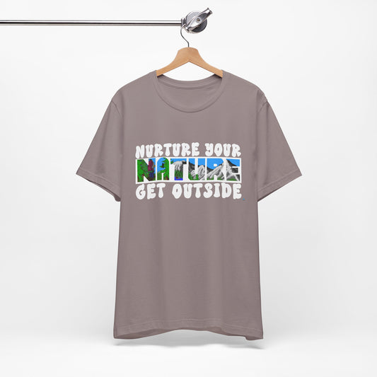 Nature Tee — “Nurture Your Nature, Get Outside” Outdoor Graphic T-Shirt