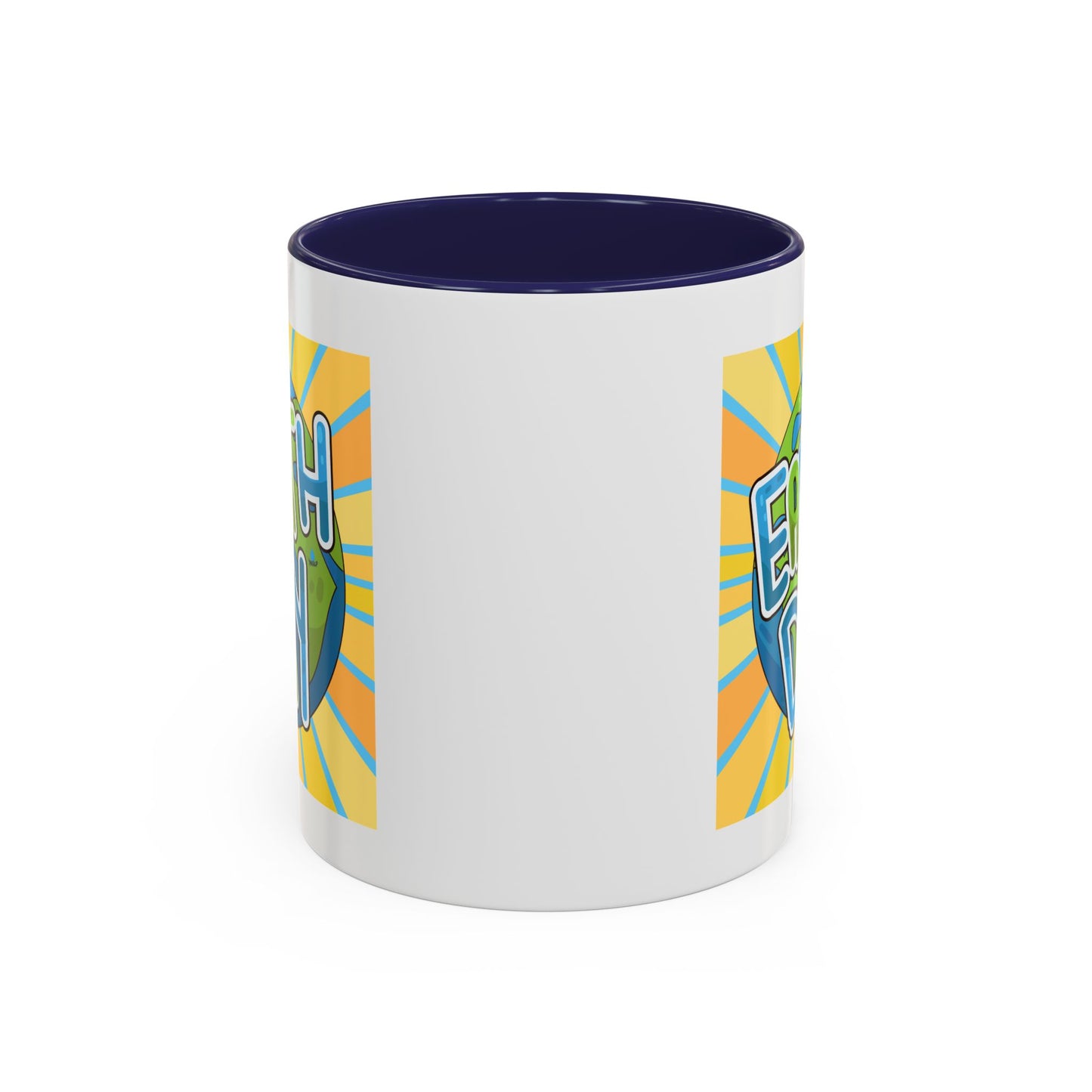 Earth Day Sunburst Coffee Mug — Eco Accent Mug
