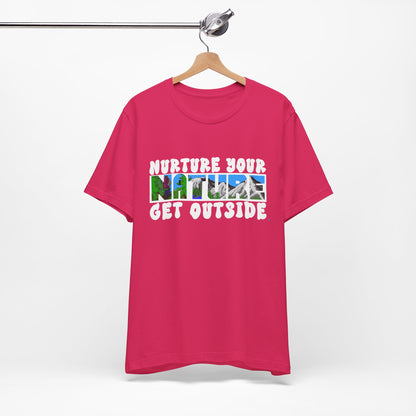Nature Tee — “Nurture Your Nature, Get Outside” Outdoor Graphic T-Shirt