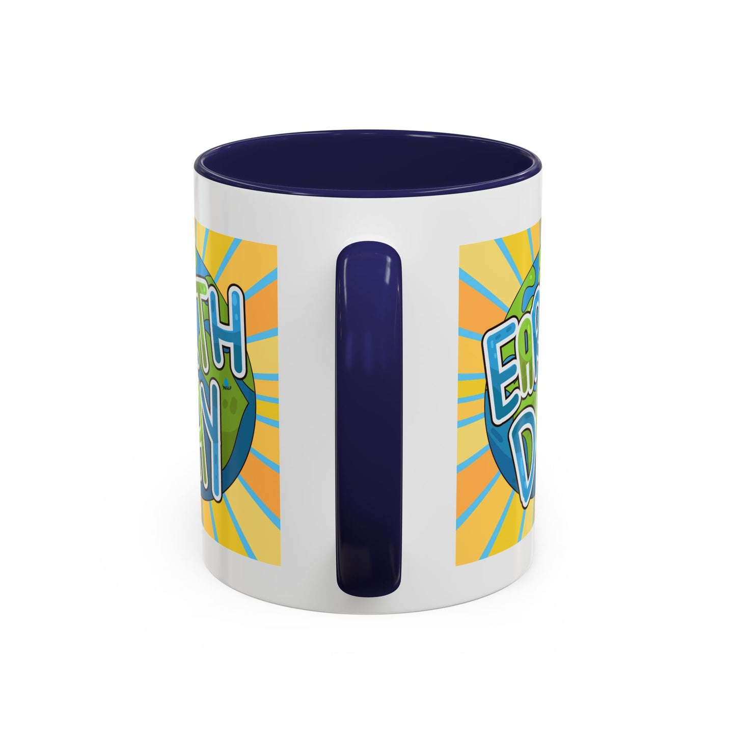 Earth Day Sunburst Coffee Mug — Eco Accent Mug
