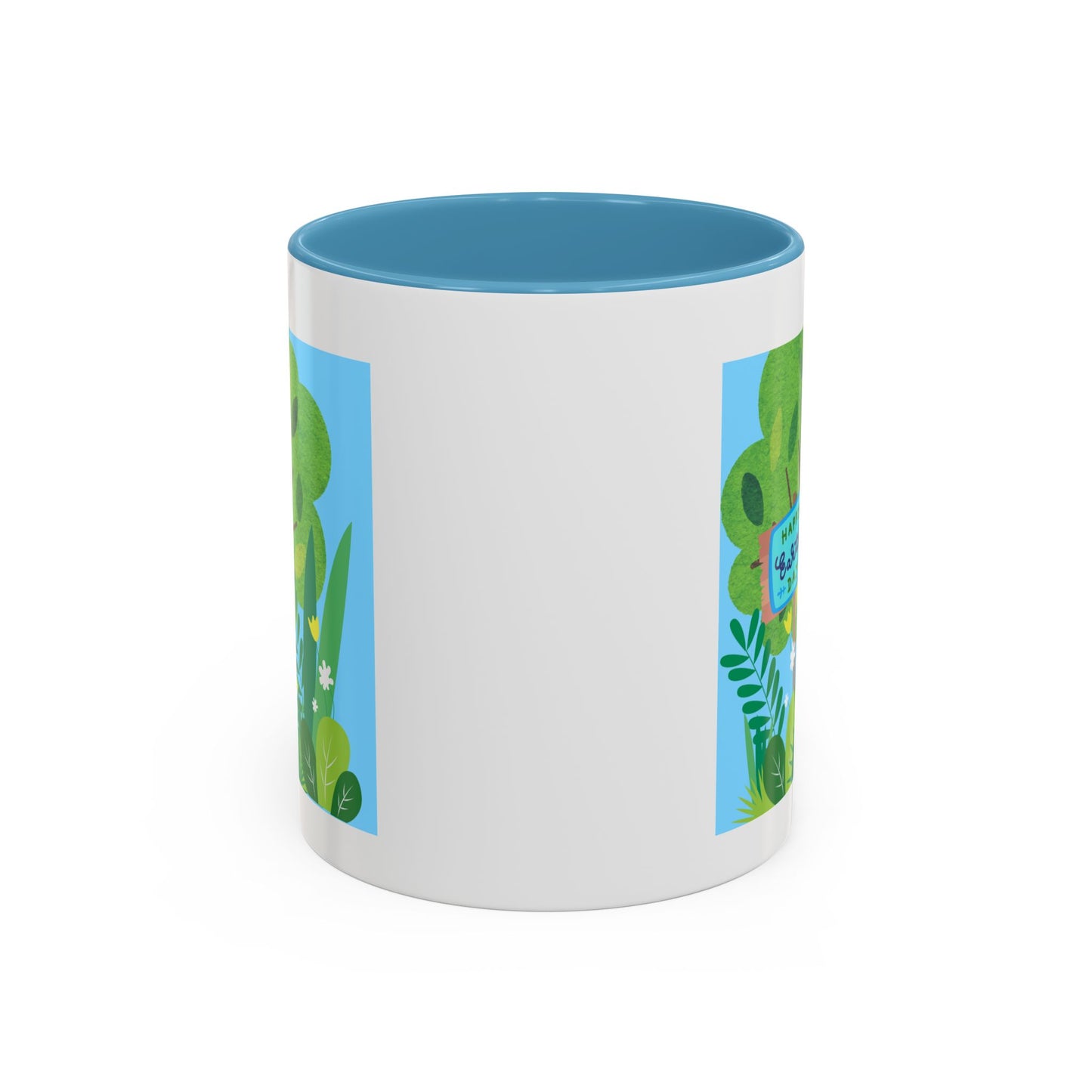 Happy Earth Day Garden Coffee Mug — Eco Accent Mug
