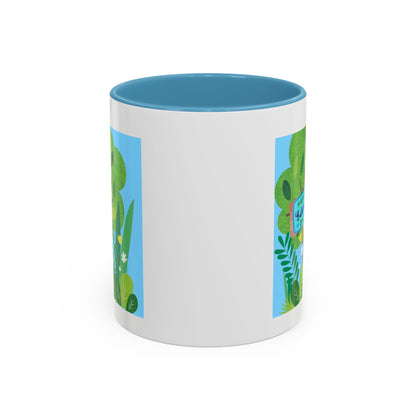 Happy Earth Day Garden Coffee Mug — Eco Accent Mug