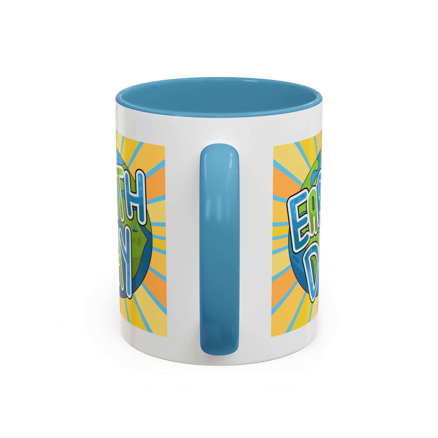 Earth Day Sunburst Coffee Mug — Eco Accent Mug