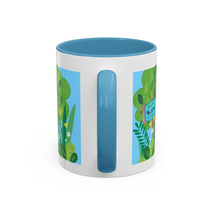 Happy Earth Day Garden Coffee Mug — Eco Accent Mug