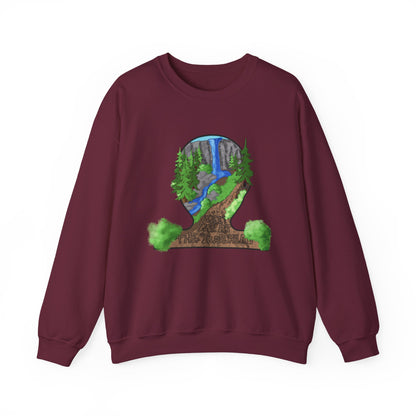 Meet Me at the Trailhead - Nature-Inspired Crewneck Sweatshirt DTG