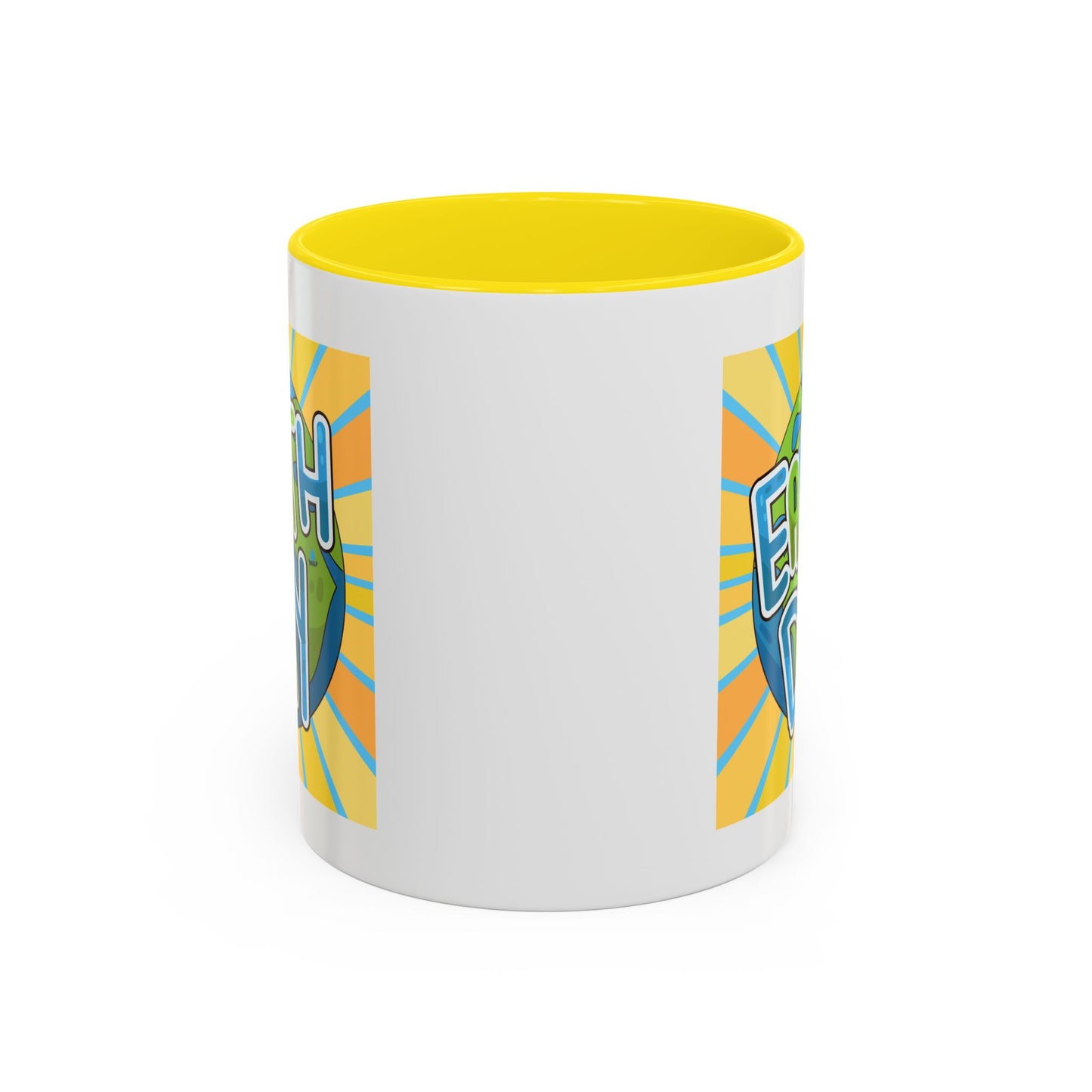 Earth Day Sunburst Coffee Mug — Eco Accent Mug