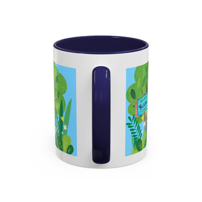 Happy Earth Day Garden Coffee Mug — Eco Accent Mug
