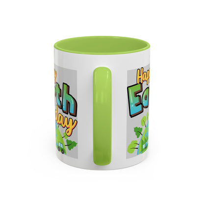 Happy Earth Day Coffee Mug — Eco Accent Mug