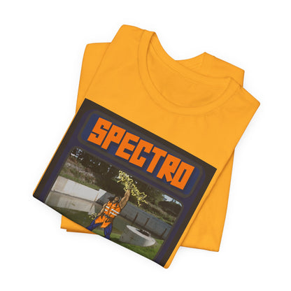 Spectro Trading Card Graphic Unisex Tee - Retro Style & Eco-Friendly Message