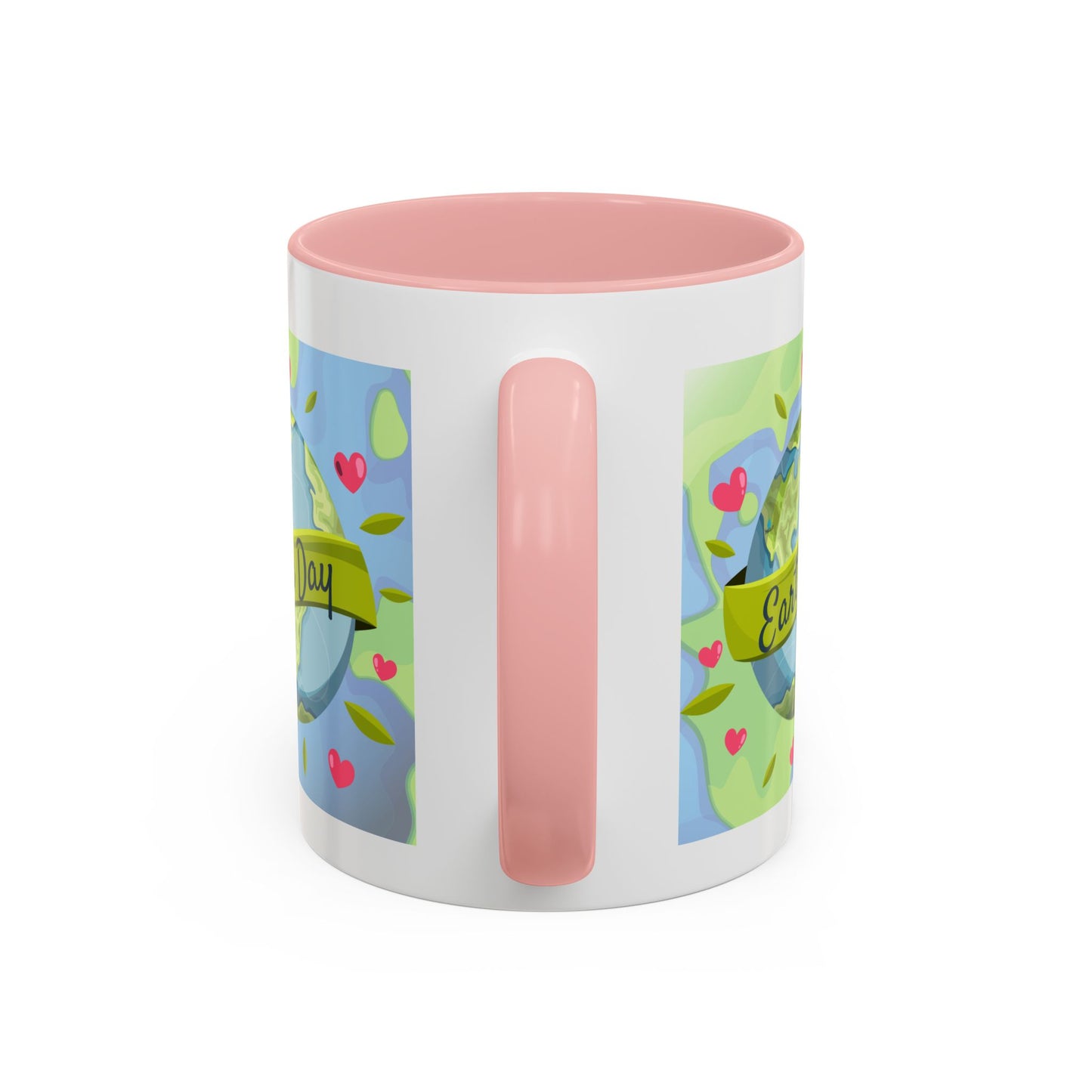 Earth Day Hearts Coffee Mug — Eco Accent Mug