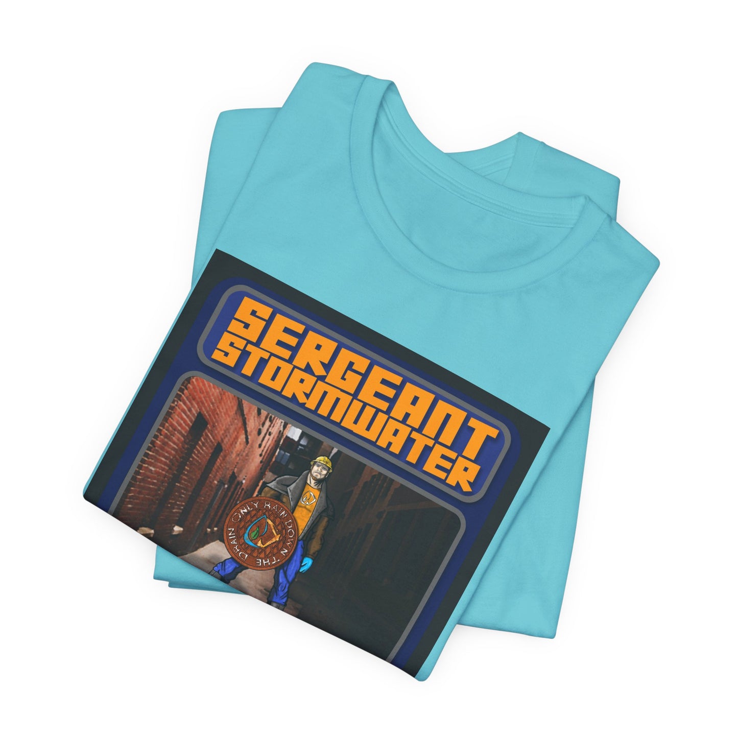 Sergeant Stormwater Trading Card - Retro Graphic Tee