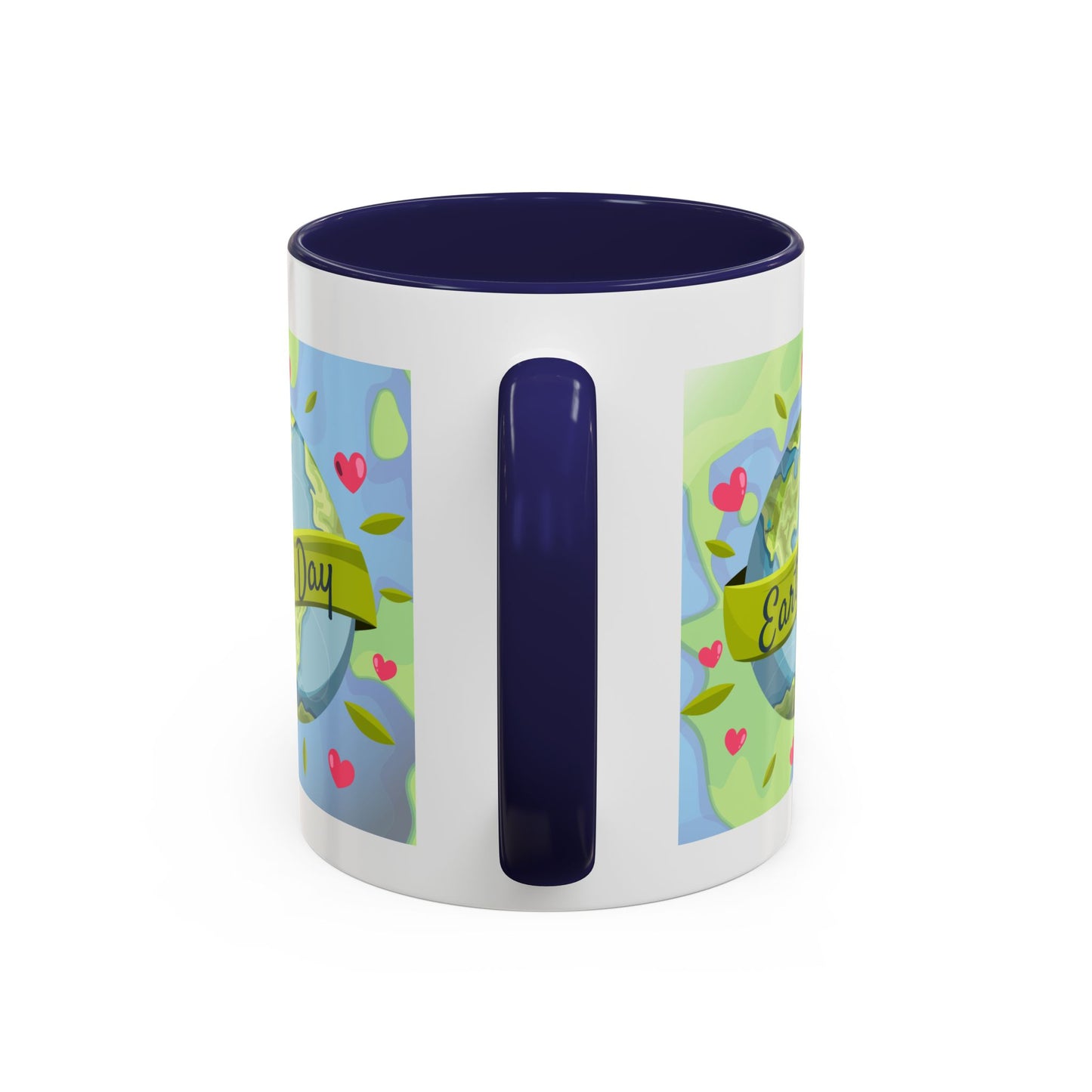 Earth Day Hearts Coffee Mug — Eco Accent Mug