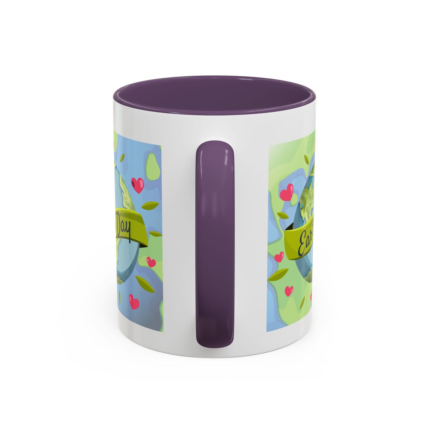 Earth Day Hearts Coffee Mug — Eco Accent Mug