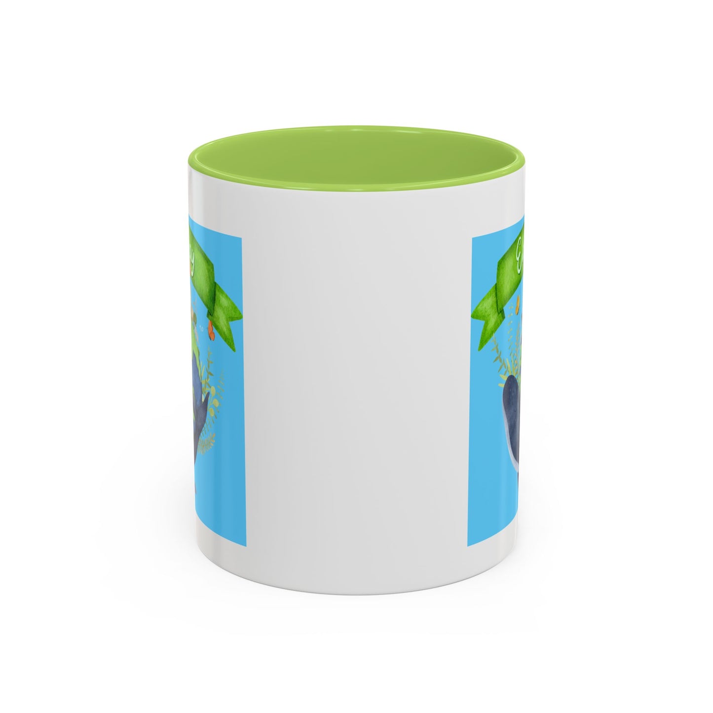Earth Day Whale Coffee Mug — Eco Accent Mug