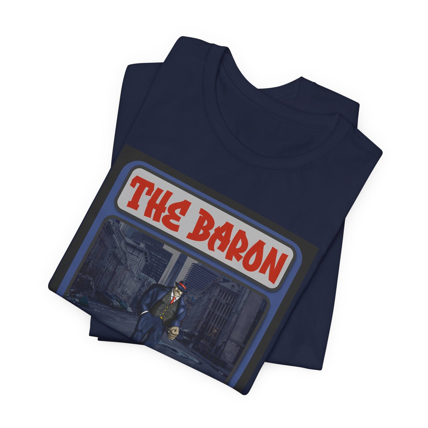 The Baron Trading Card - Unisex Jersey Tee - Vintage Card Design, Unique Graphic Shirt