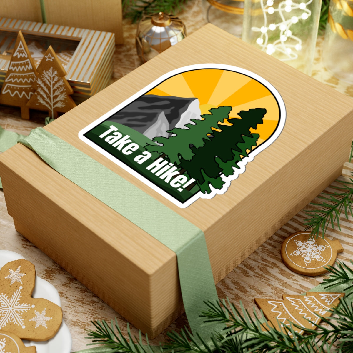 Take a Hike! - Kiss-Cut Stickers - Perfect for Outdoor Enthusiasts and Nature Lovers