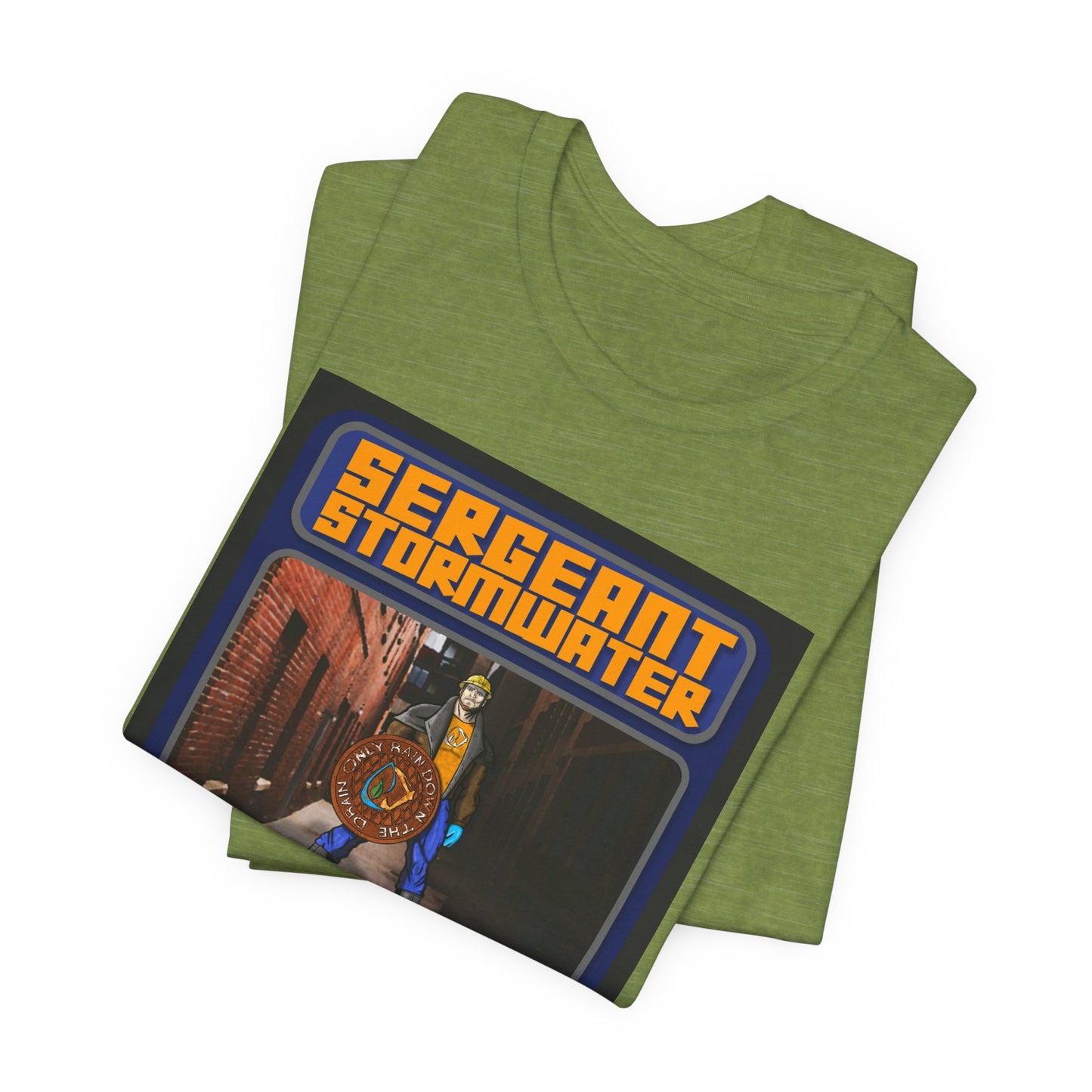 Sergeant Stormwater Trading Card - Retro Graphic Tee