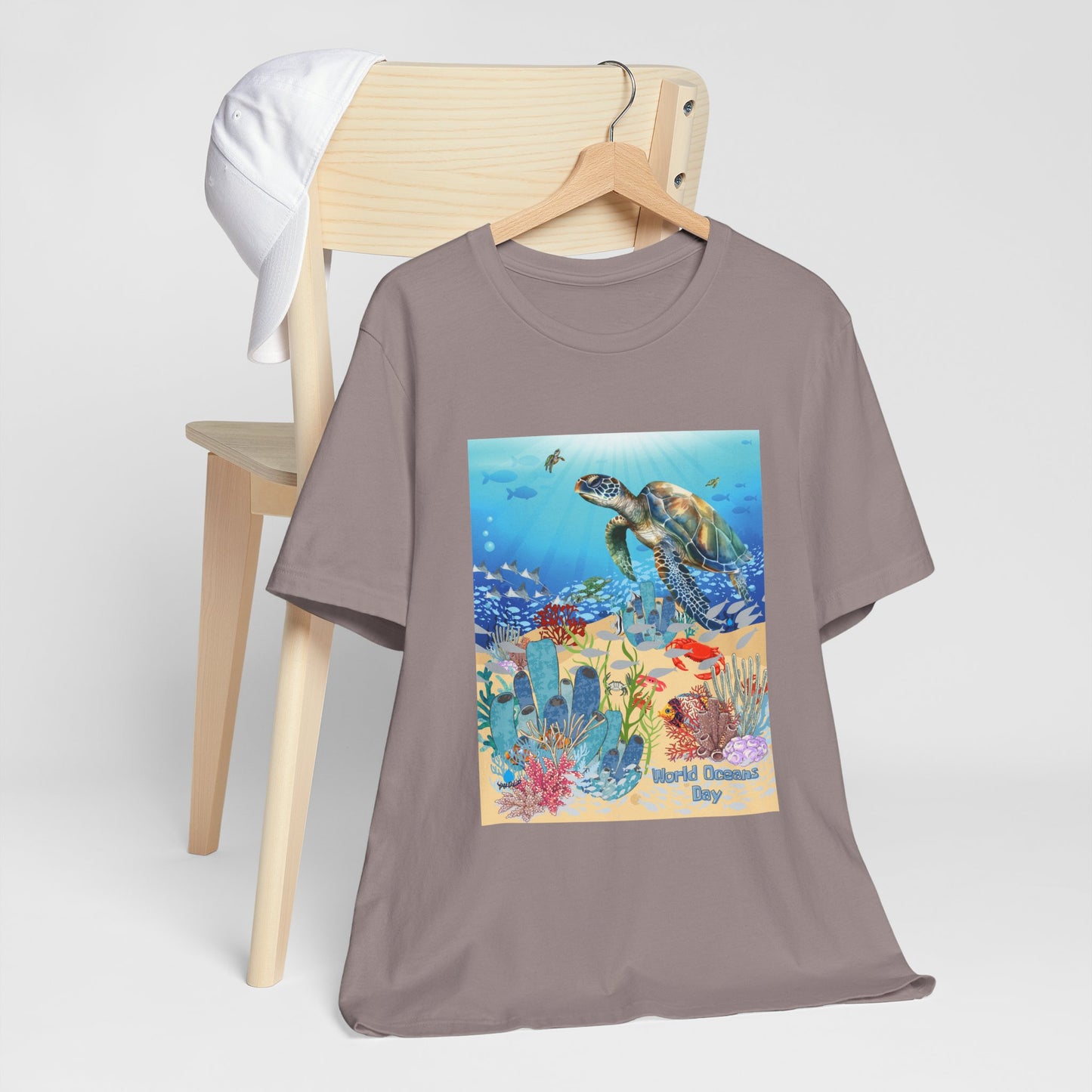 Sea Turtle Ocean Conservation Tee — World Oceans Day Graphic T-Shirt