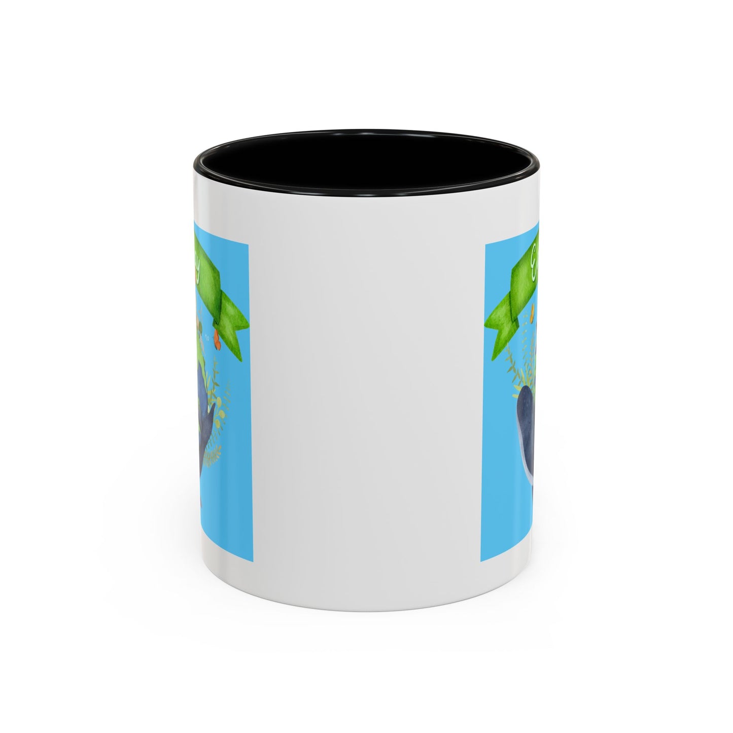 Earth Day Whale Coffee Mug — Eco Accent Mug