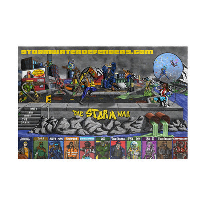 Stormwater Defenders Puzzle — The Storm War Illustrated Jigsaw (1014 pcs)