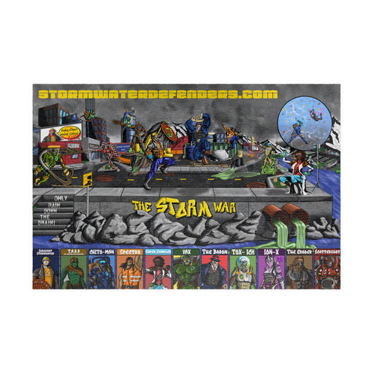 Stormwater Defenders Puzzle — The Storm War Illustrated Jigsaw (1014 pcs)