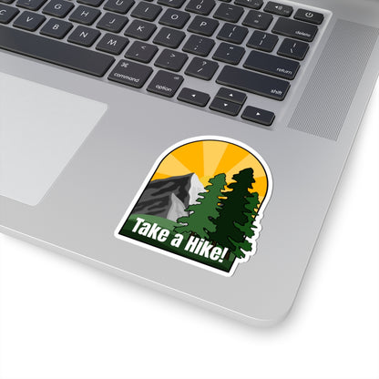 Take a Hike! - Kiss-Cut Stickers - Perfect for Outdoor Enthusiasts and Nature Lovers