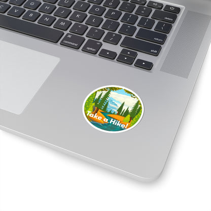 Take a Hike! (stream) - Kiss-Cut Stickers - Perfect for Outdoor Enthusiasts and Nature Lovers