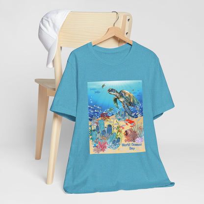 Sea Turtle Ocean Conservation Tee — World Oceans Day Graphic T-Shirt