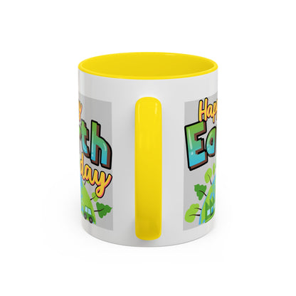 Happy Earth Day Coffee Mug — Eco Accent Mug