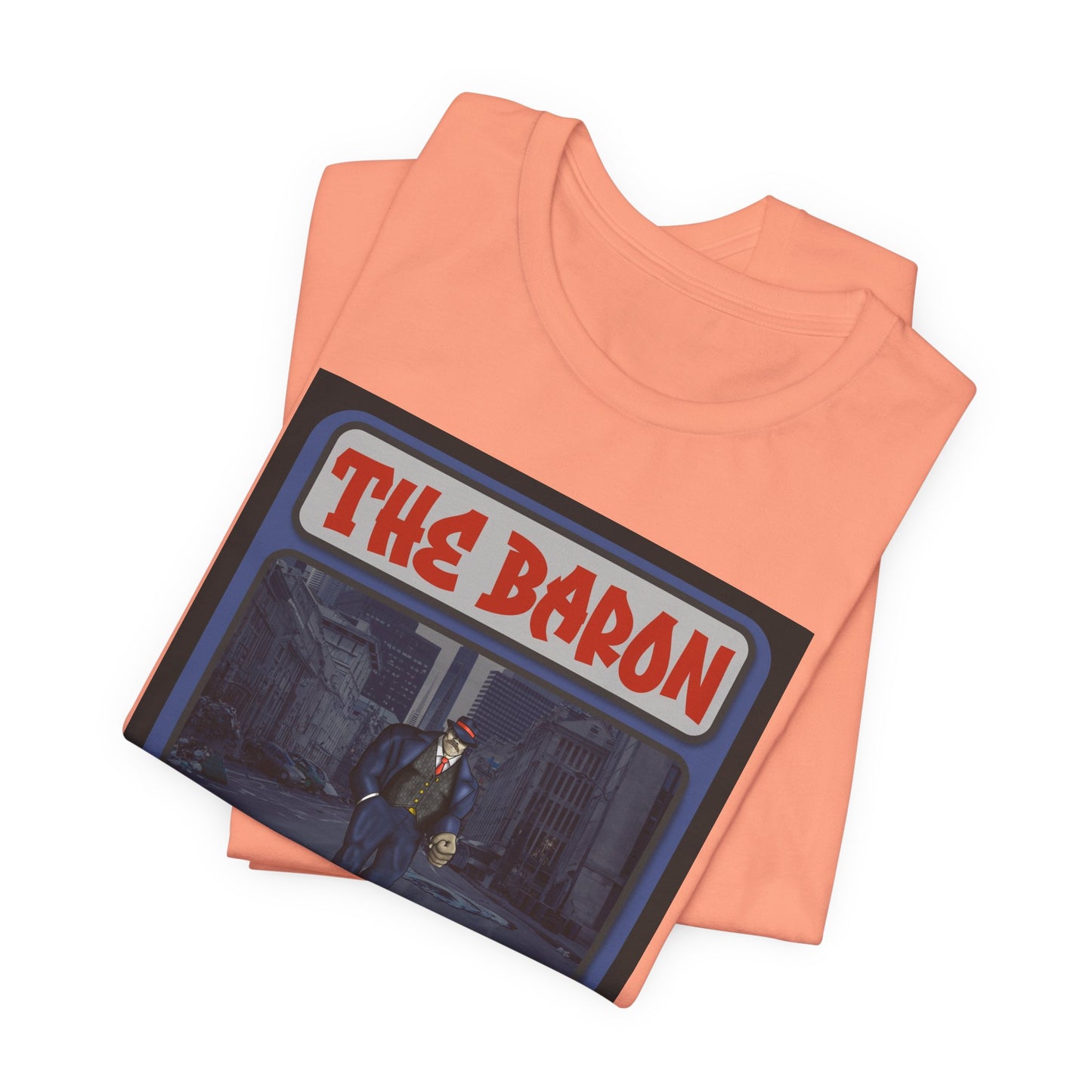 The Baron Trading Card - Unisex Jersey Tee - Vintage Card Design, Unique Graphic Shirt