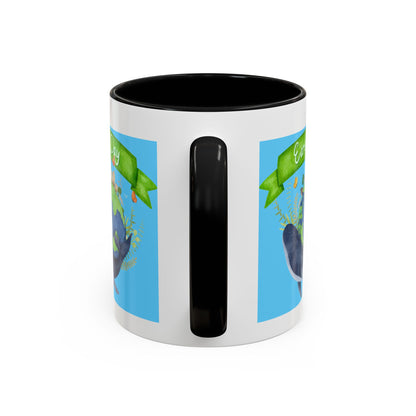 Earth Day Whale Coffee Mug — Eco Accent Mug