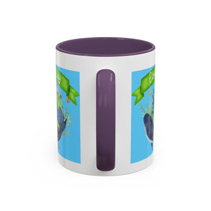 Earth Day Whale Coffee Mug — Eco Accent Mug