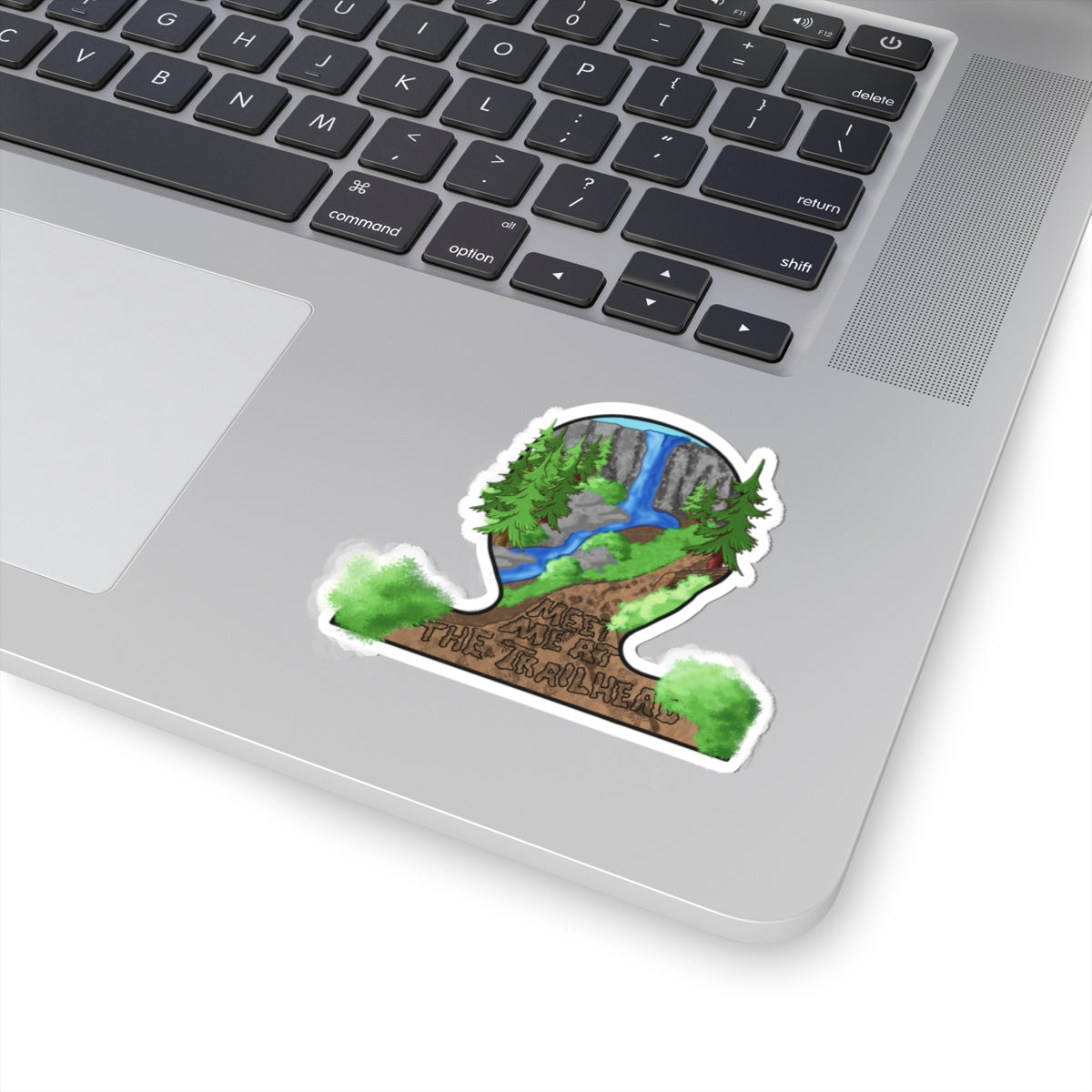 Meet Me at the Trailhead - Kiss-Cut Stickers - Perfect for Outdoor Enthusiasts and Nature Lovers