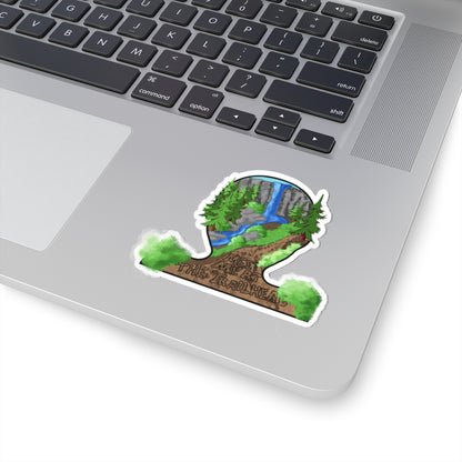 Meet Me at the Trailhead - Kiss-Cut Stickers - Perfect for Outdoor Enthusiasts and Nature Lovers