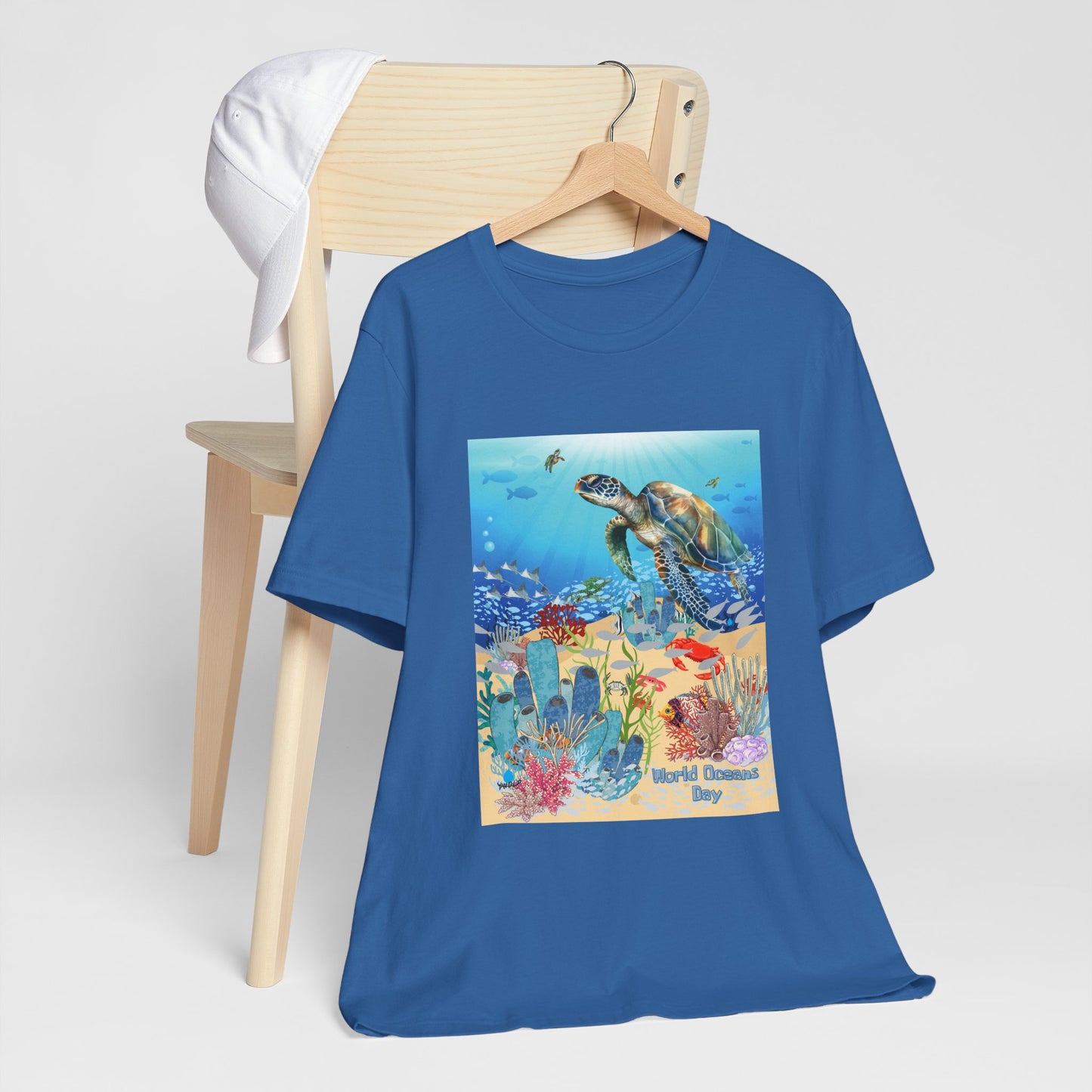 Sea Turtle Ocean Conservation Tee — World Oceans Day Graphic T-Shirt