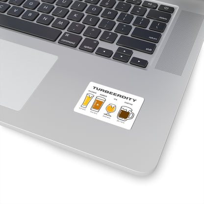 TURBEERDITY — Waterproof Kiss-Cut Decal for Environmental Professionals