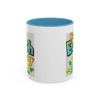 Happy Earth Day Coffee Mug — Eco Accent Mug