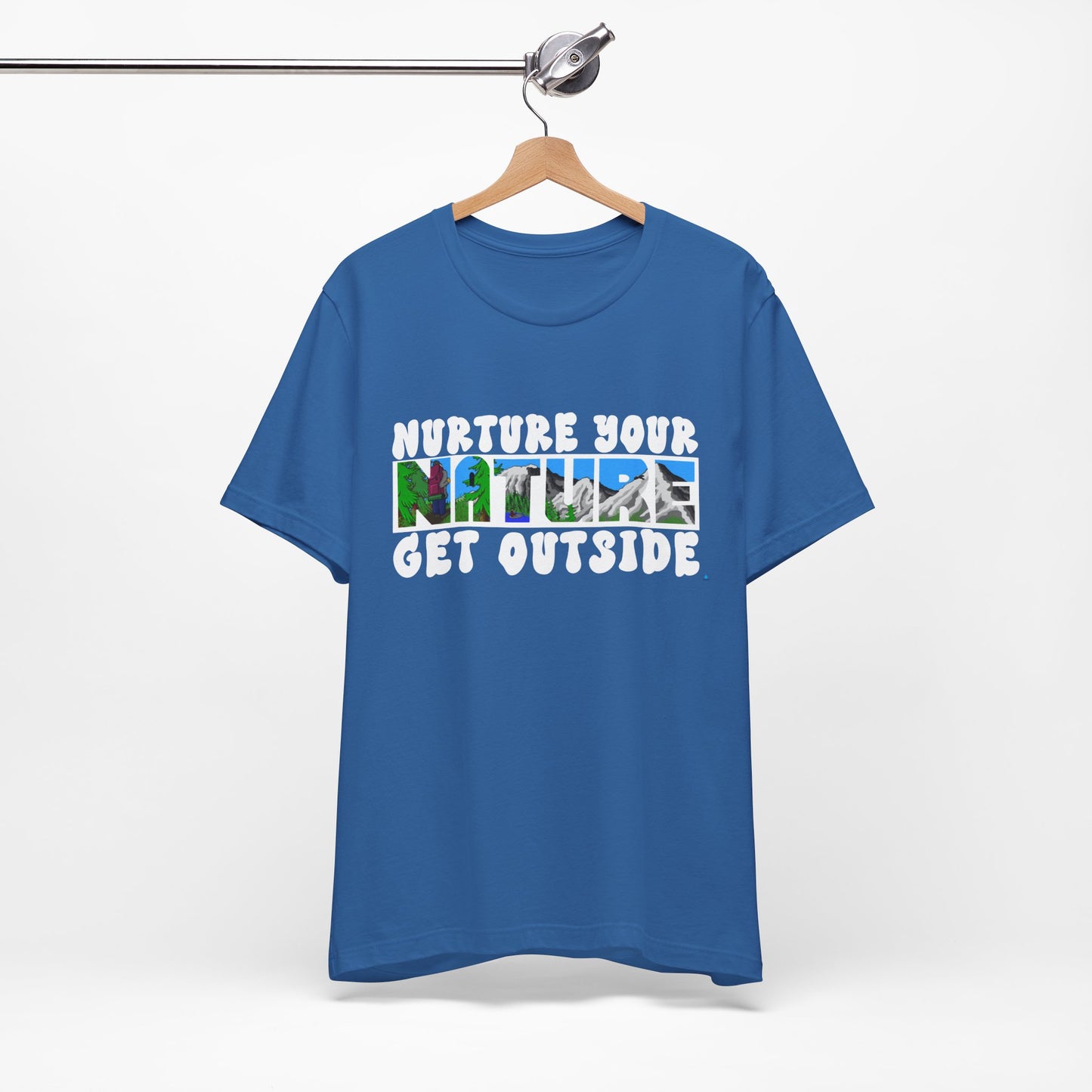 Nature Tee — “Nurture Your Nature, Get Outside” Outdoor Graphic T-Shirt