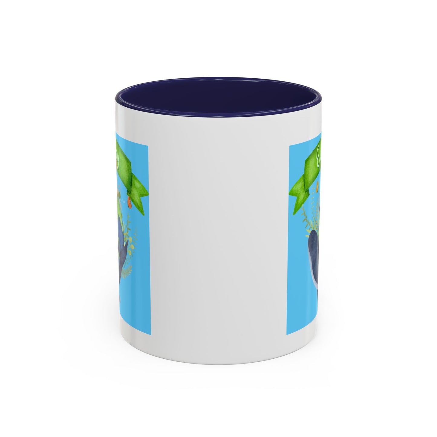Earth Day Whale Coffee Mug — Eco Accent Mug