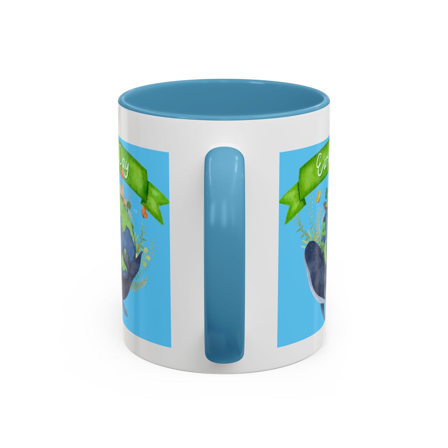 Earth Day Whale Coffee Mug — Eco Accent Mug