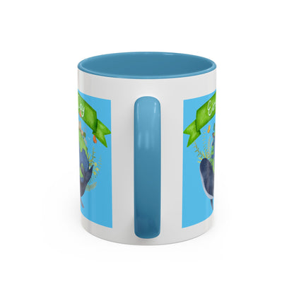 Earth Day Whale Coffee Mug — Eco Accent Mug