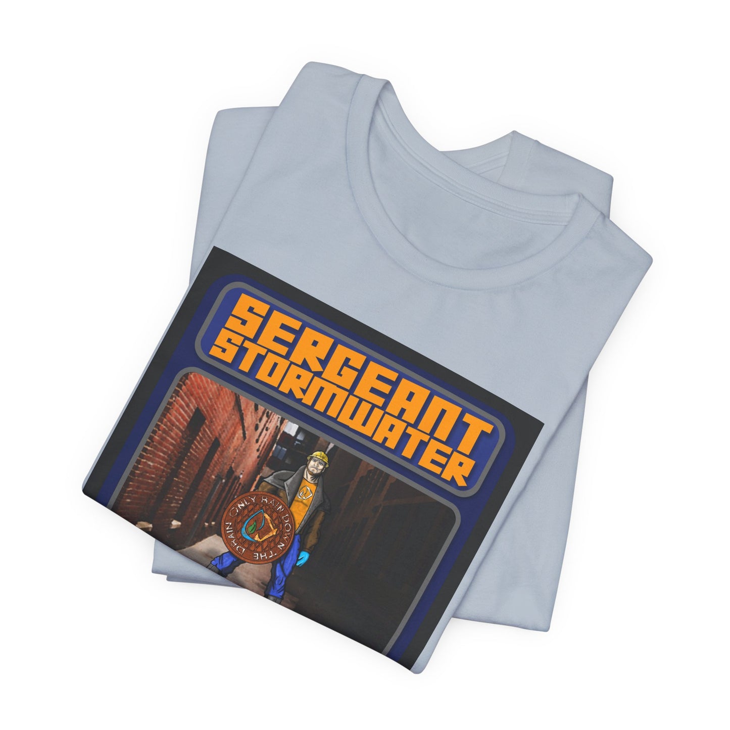 Sergeant Stormwater Trading Card - Retro Graphic Tee