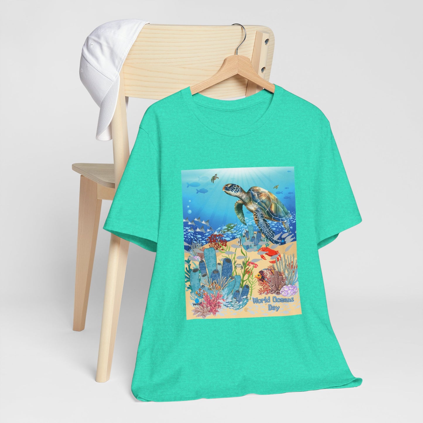 Sea Turtle Ocean Conservation Tee — World Oceans Day Graphic T-Shirt