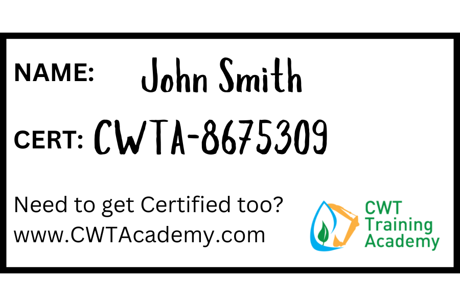Hard Hat White Badge "Proudly Certified" Bubble-free stickers