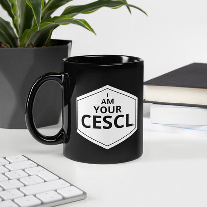 I AM YOUR CESCL - Black Glossy Mug