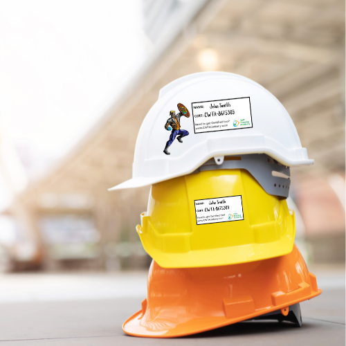 Hard Hat Stormwater Defenders Sticker sheet