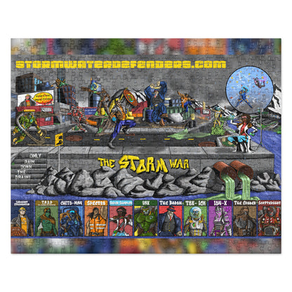 Stormwater Defenders "Storm War" Jigsaw puzzle - 520 pc