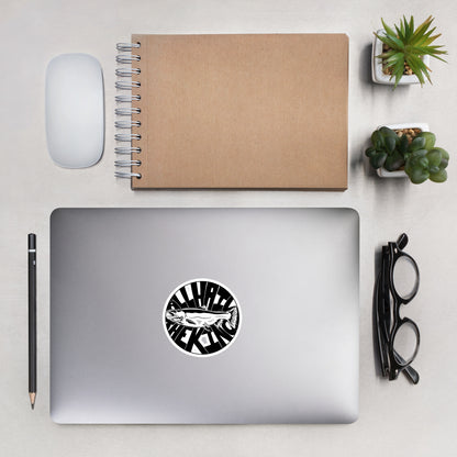 All Hail the King (black) Bubble-free stickers