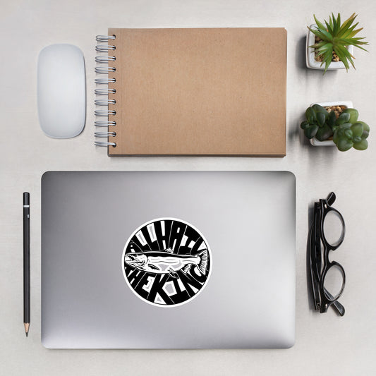 All Hail the King (black) Bubble-free stickers