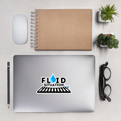 Fluid Situation - Bubble free vinyl sticker